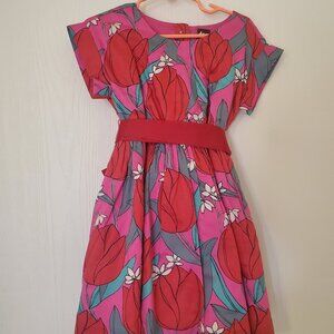 Red Tulip Girls dress from Tea Collection NWOT (Size 4)